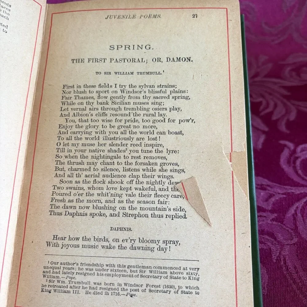 Ca 1899 The Poetical Works of Alexander Pope by Alexander Pope, Hurst & Co.